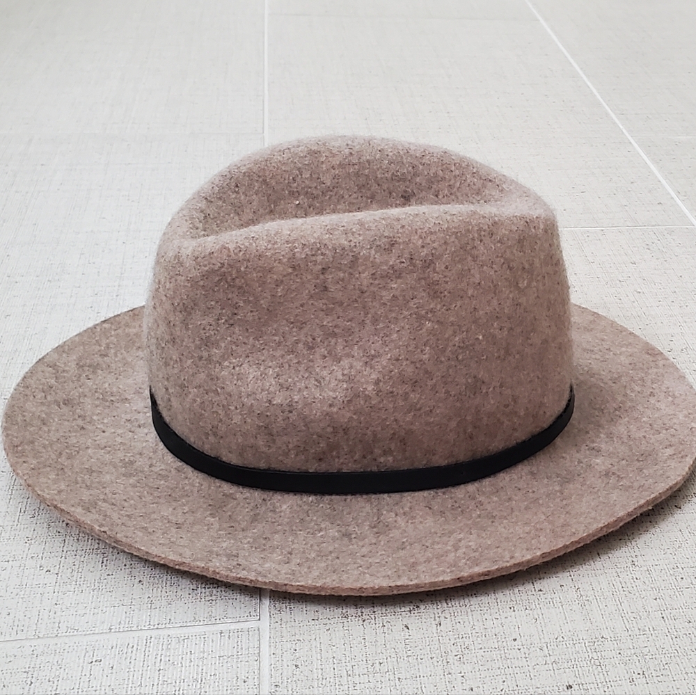 Banana Republic 100% Wool Fedora Hat, Neutral Brown, M/L, NEVER WORN! - Picture 11 of 14